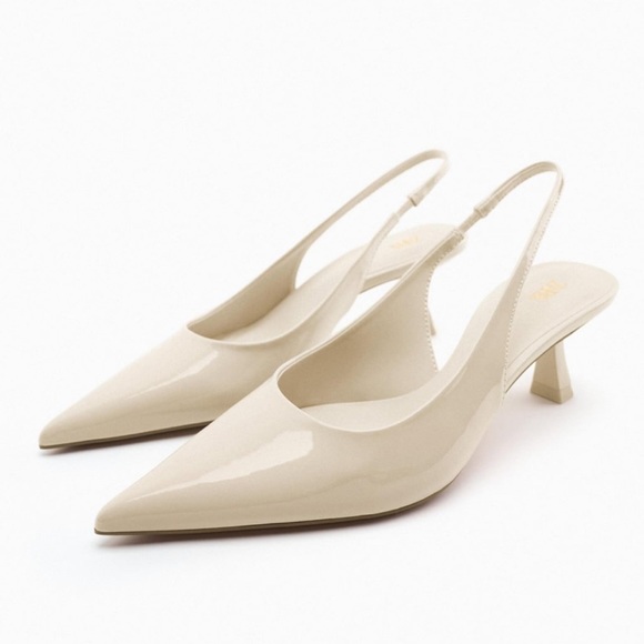 Zara Shoes Sale Zara Patent Effect Heeled Shoes Sale Poshmark